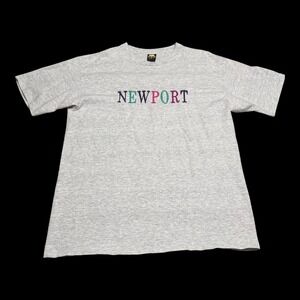 Vintage 90s H.L. Miller Newport Rhode Island‎ Spell Out Logo Shirt Men's XL